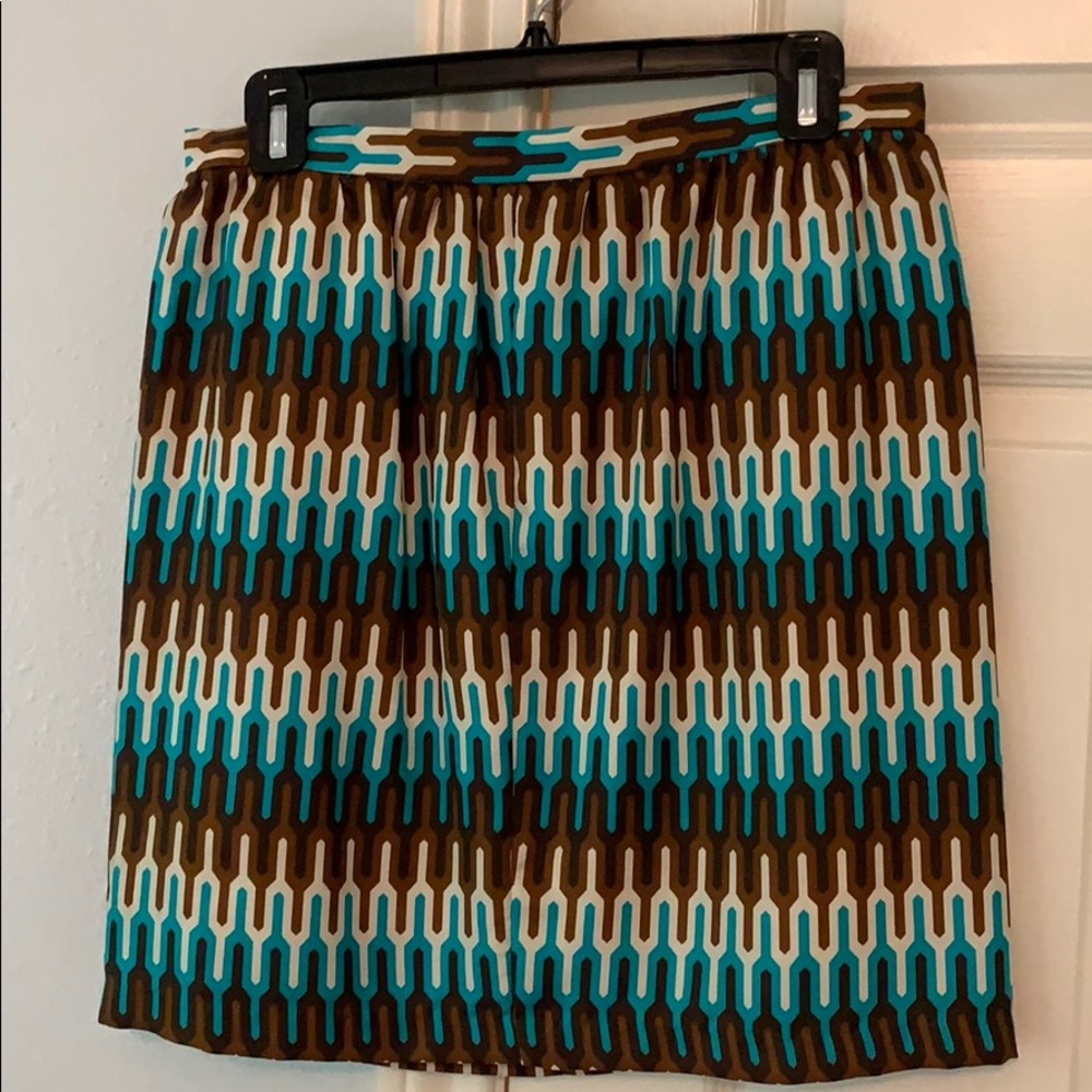 Silk skirt, fully lined